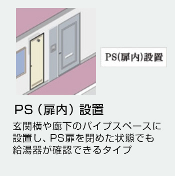 集合住宅の給湯器専用